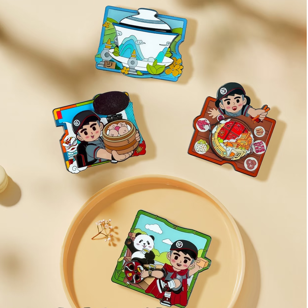 旅游纪念磁吸冰箱贴