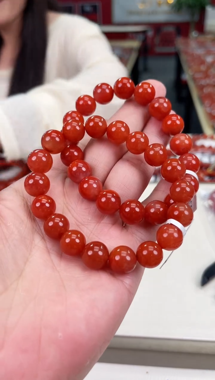 南红玛瑙保山手串11+未镶嵌（多样式发其一）