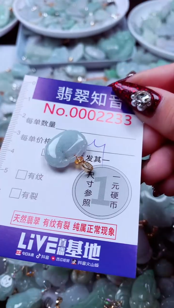 吊坠(不含链)未镶嵌翡翠2233