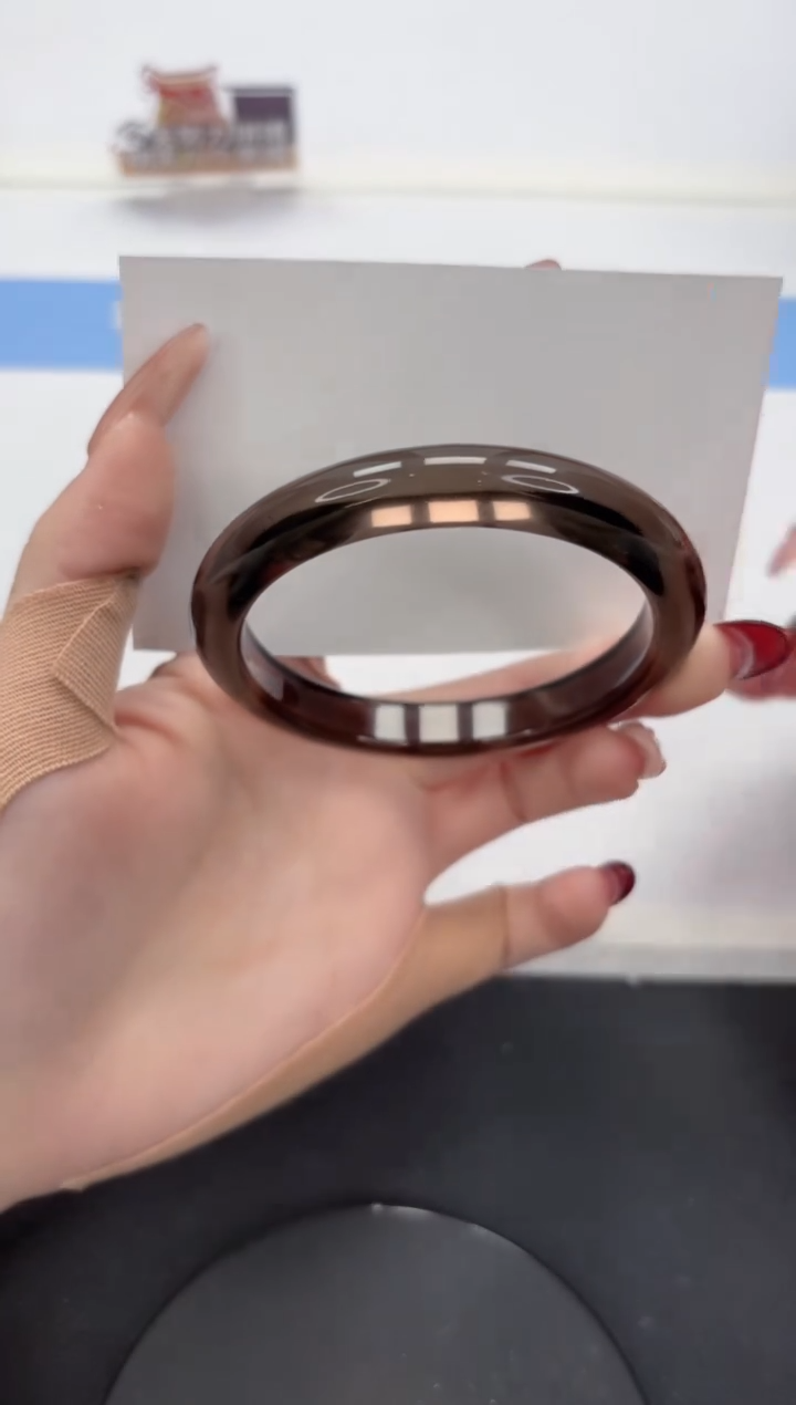 【闪购商品】黑曜岩手镯未镶嵌A90-58.6