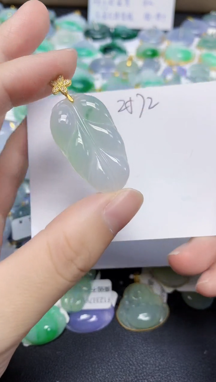 翡翠未镶嵌颈饰天然缅甸翡翠A货