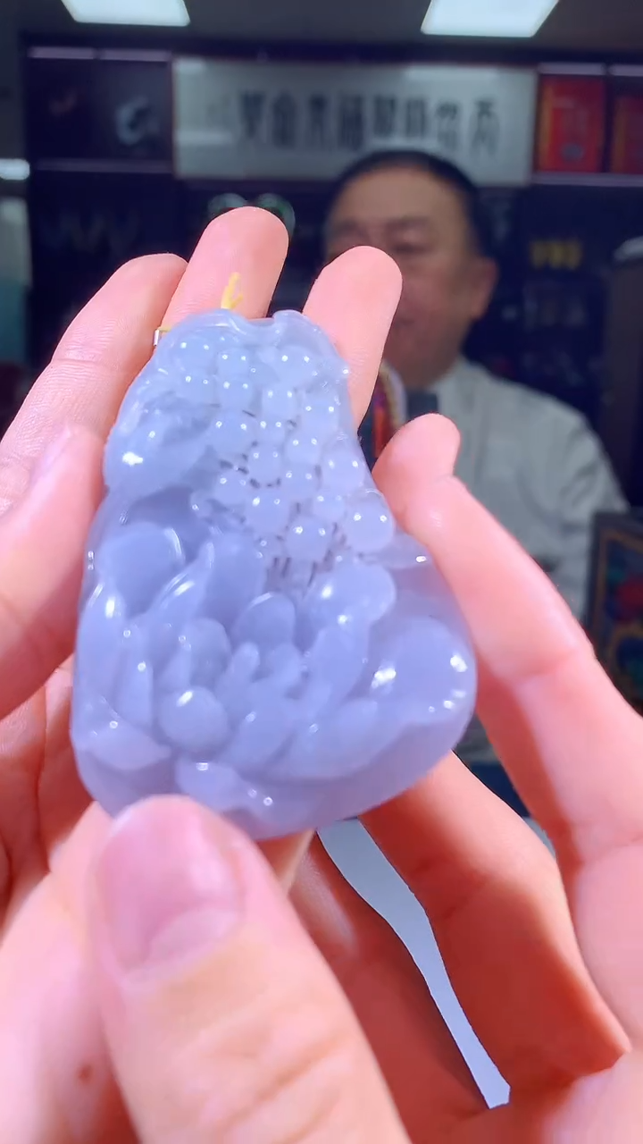 【闪购商品】定制翡翠未镶嵌1080hm-毛货挂件(赠珠链）30