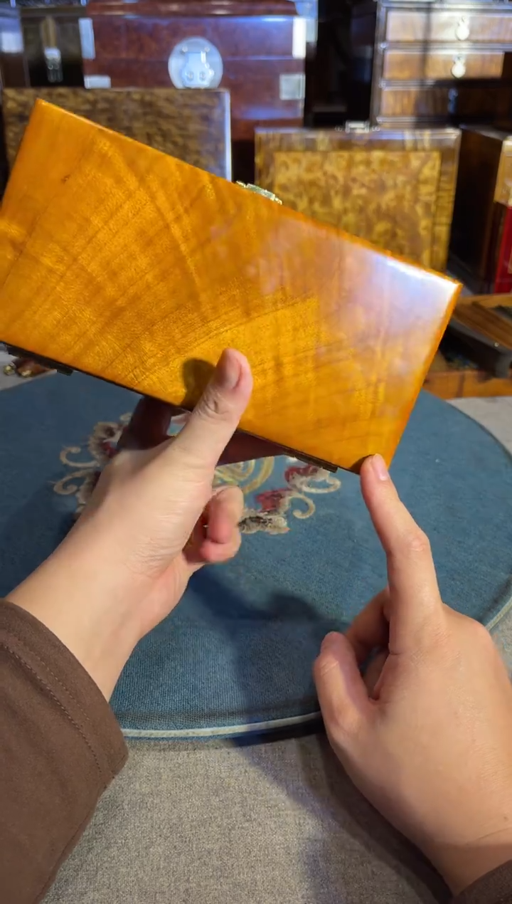 乌木类成套家具瘤疤首饰盒 34