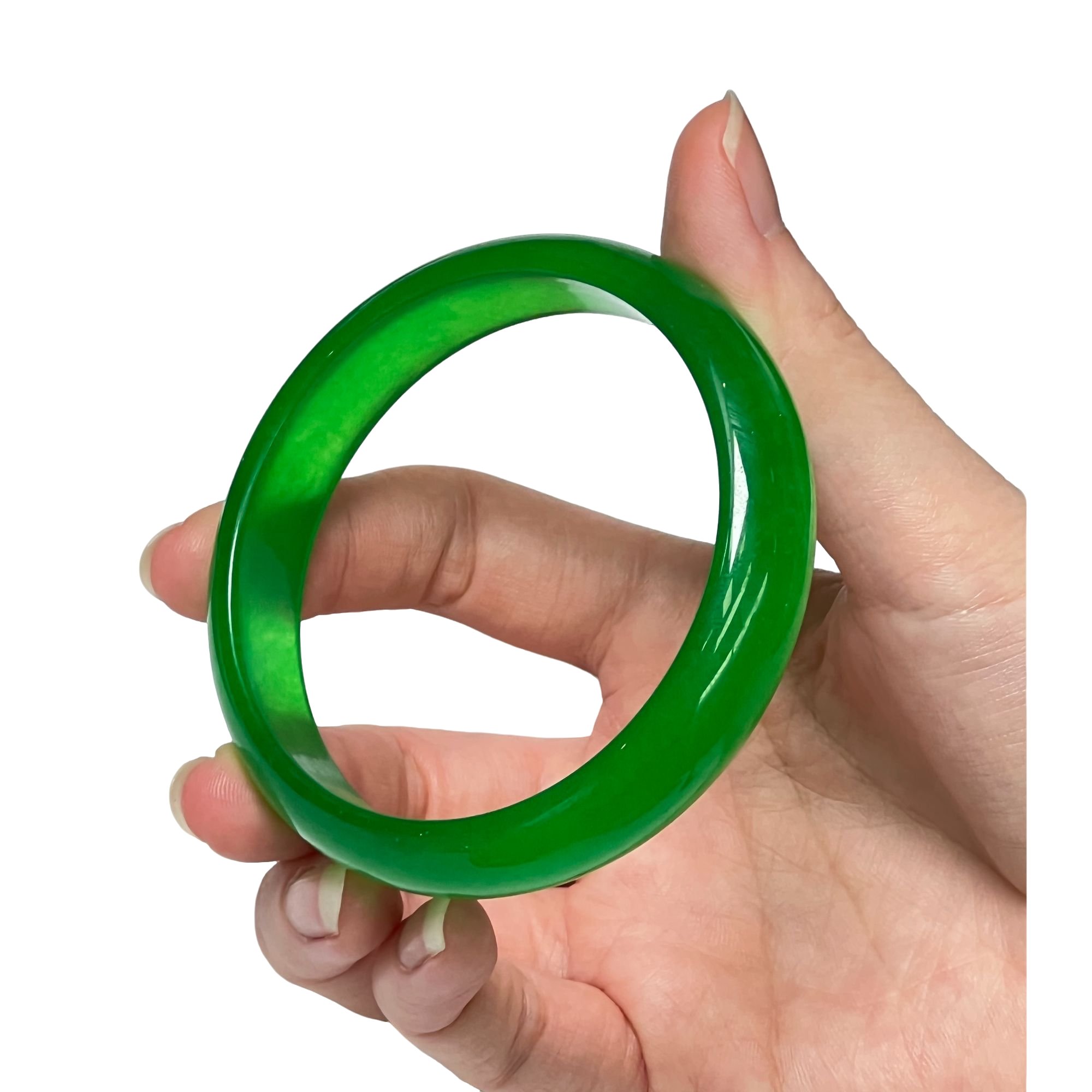 缅料绿精美冰透美人镯女款配饰DIY多样性发其一