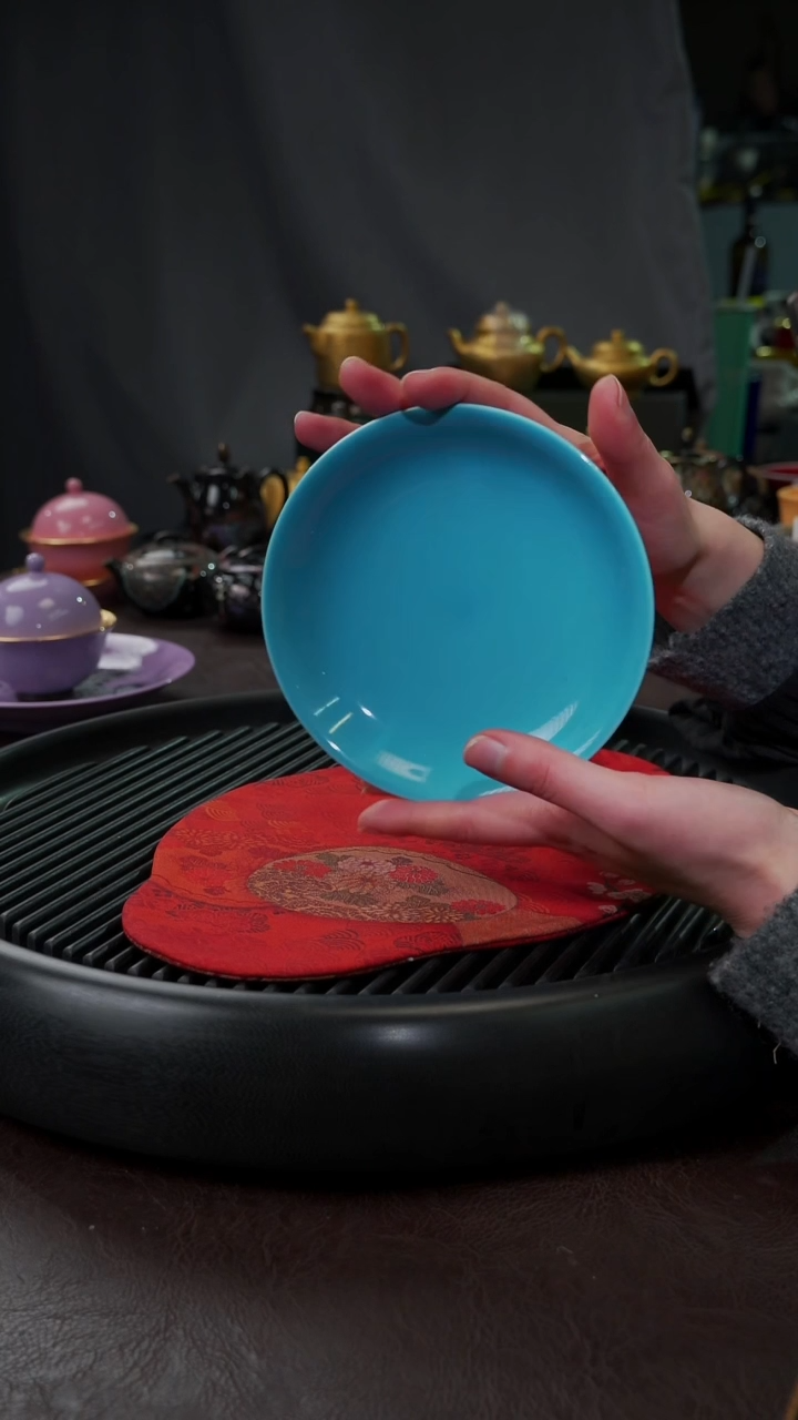 【闪购商品】杯【宜景窑松石蓝】干泡