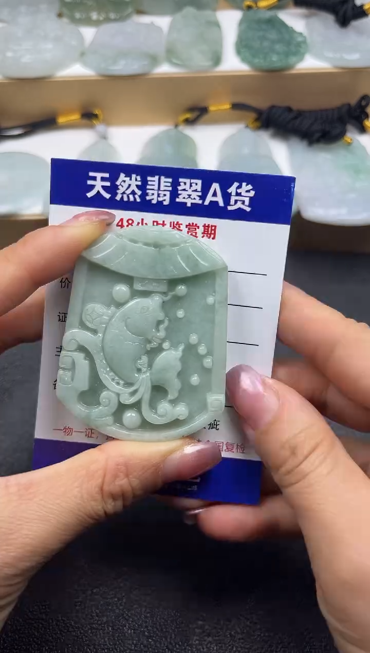 颈饰未镶嵌翡翠              
