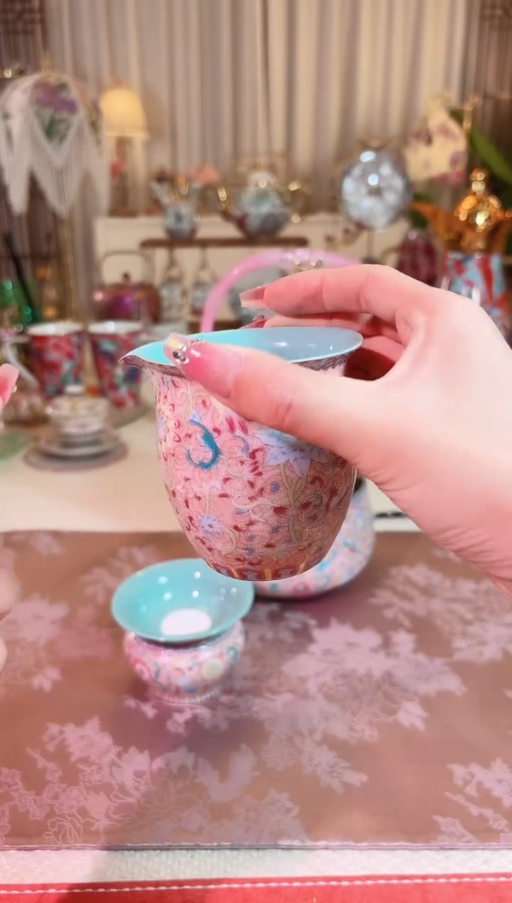 【闪购商品】瓷花开盛世 公杯