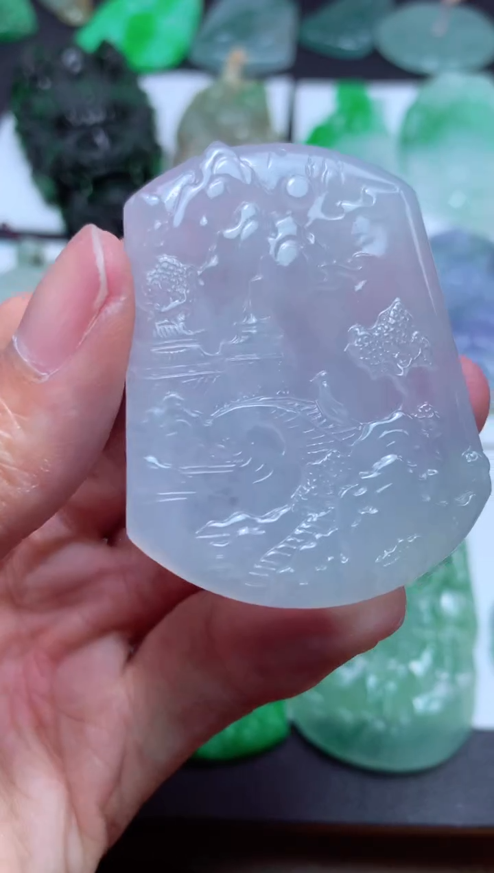 翡翠未镶嵌颈饰天然翡翠