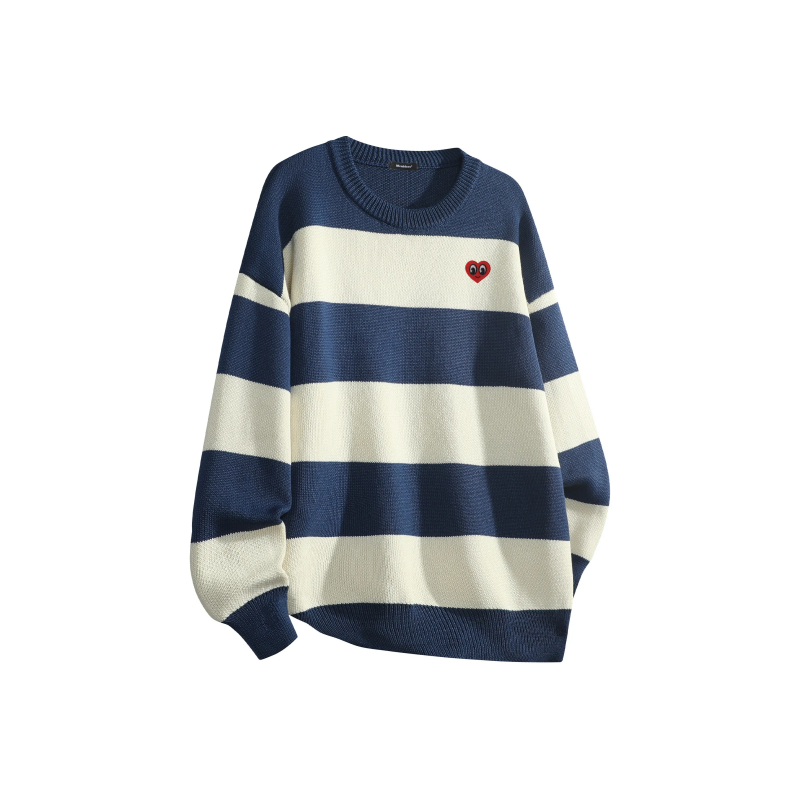 心家圆领毛衣针织衫 男女同款8815