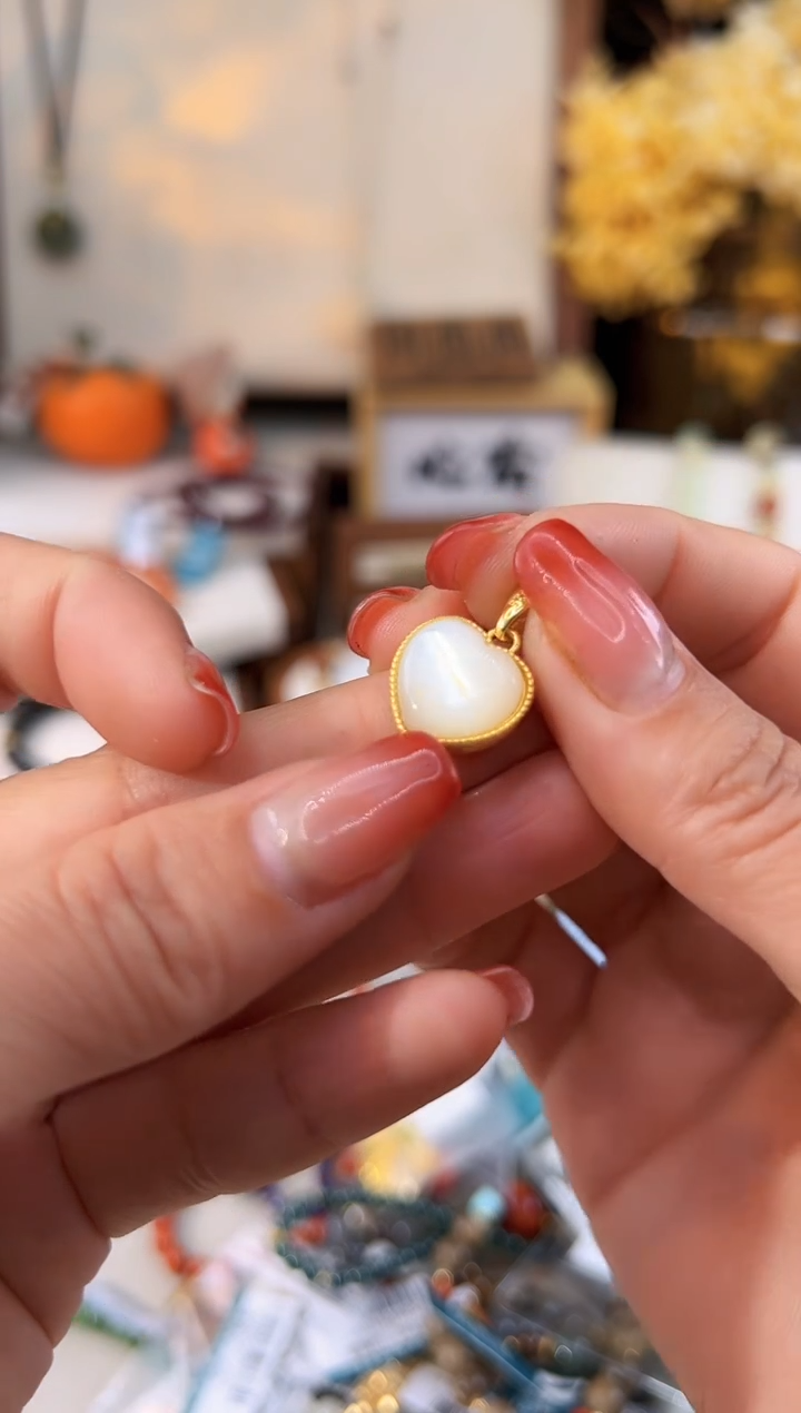 【闪购商品】贝壳（贝母）1银S925镶嵌@@I093I015965