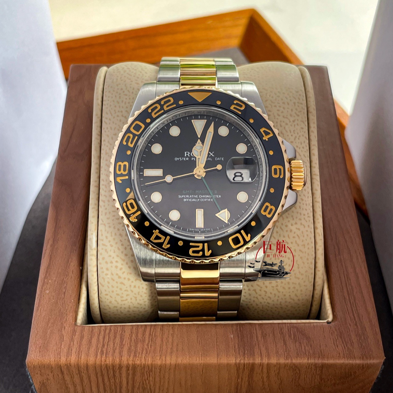 99新 Rolex/劳力士 格林尼治型II 116713-LN-78203 40mm 18年全套