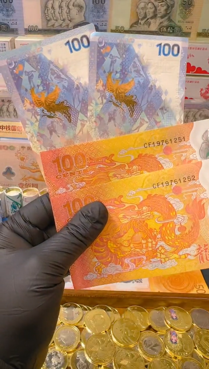 【闪购商品】纸币龙凤呈祥纪念合集（纸+塑料）