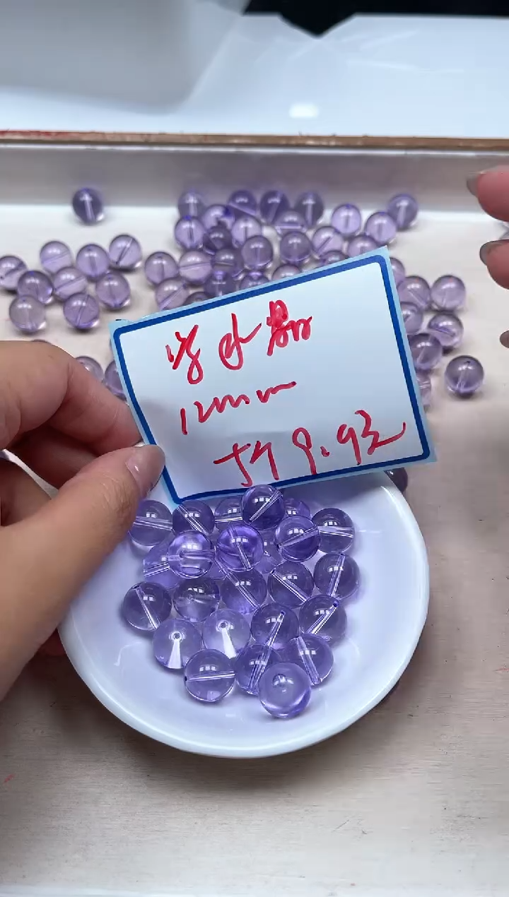 水晶珠宝半成品未镶嵌M689 维多利亚12mm5个9.9元