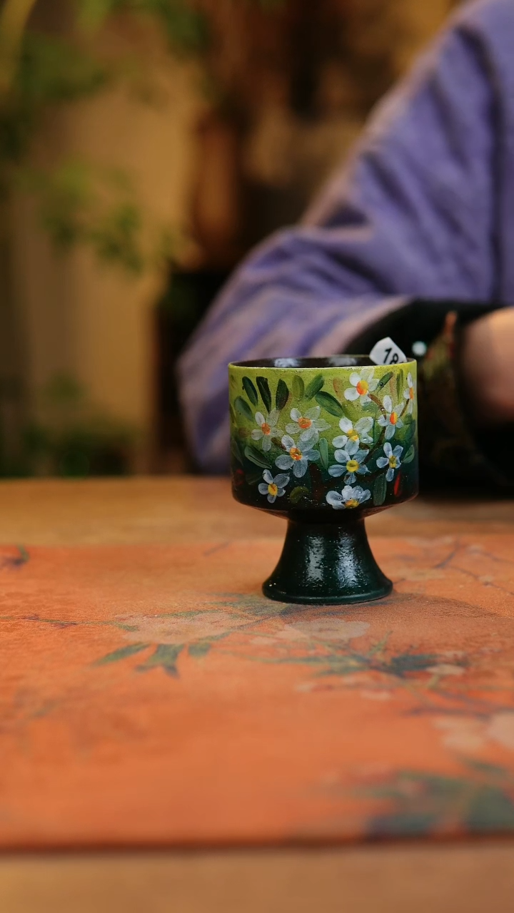 【闪购商品】瓷片1817景德镇手工手绘釉下彩高温瓷