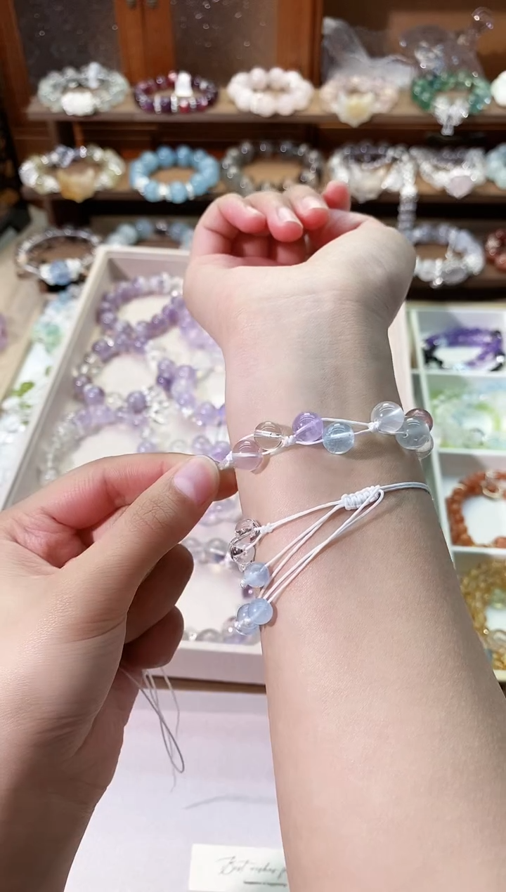 【闪购商品】水晶手串未镶嵌多宝手链