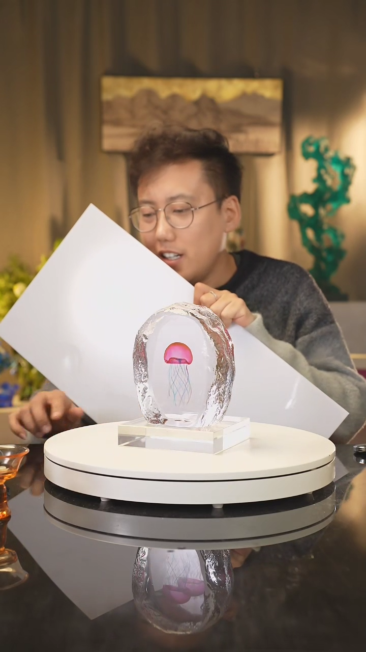【闪购商品】雅致水晶琉璃 摆件 花器 果盘 茶酒具