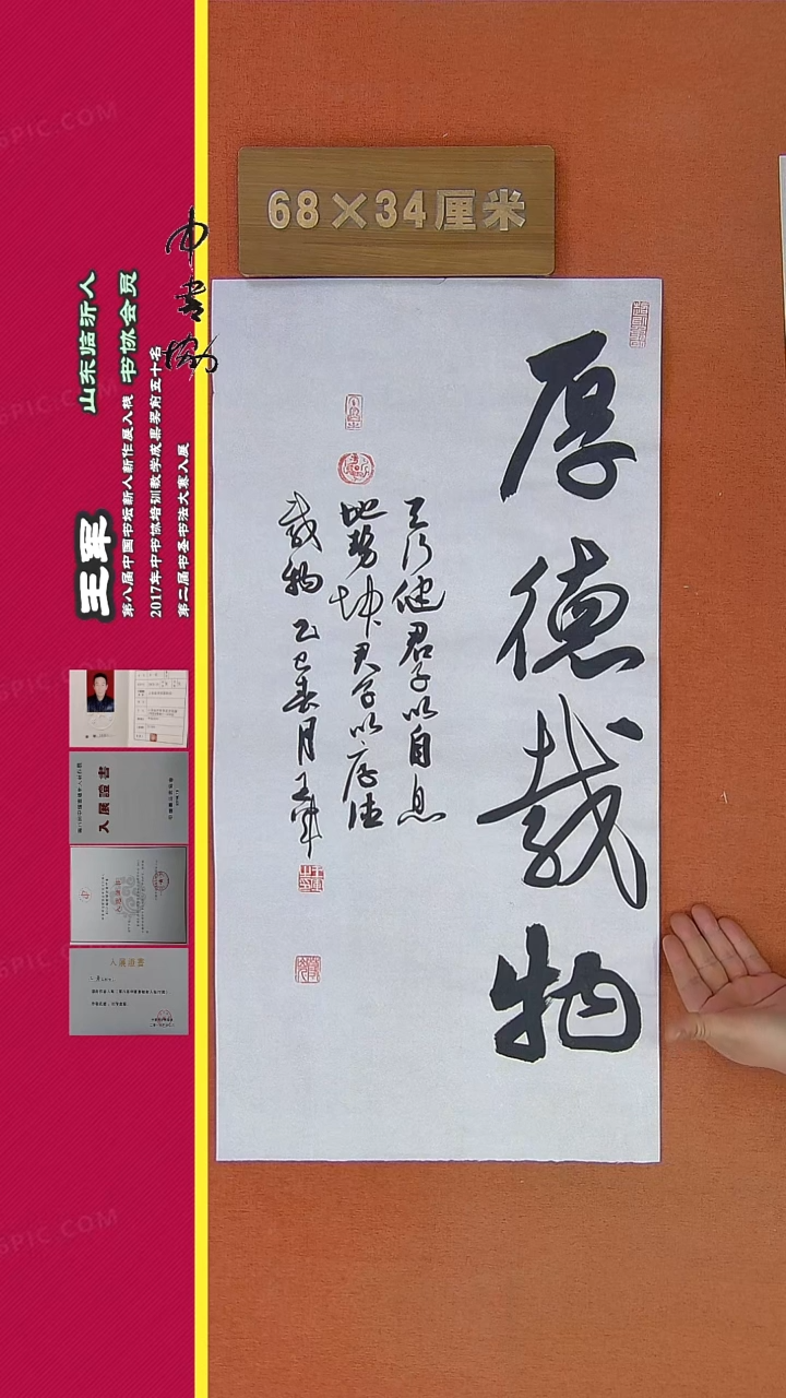 【闪购商品】书法298王军书法作品