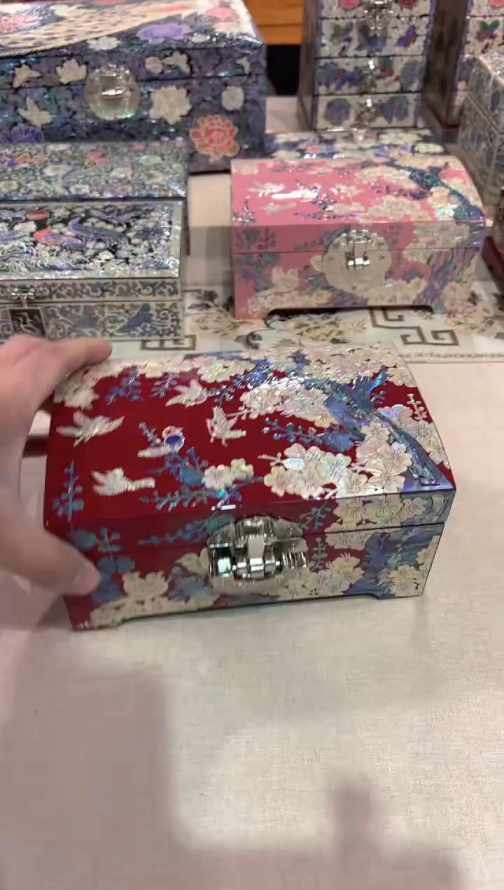 【闪购商品】鱼锁满贝底弘贝雅螺钿漆器文化馆 