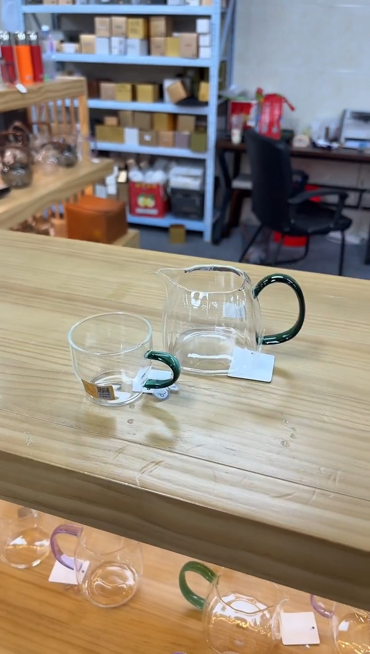 禾器倾妍茶海墨绿色+禾器清尚杯一个装