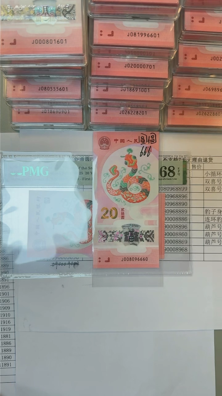 【闪购商品】塑料圆圆包PMG评级008096660