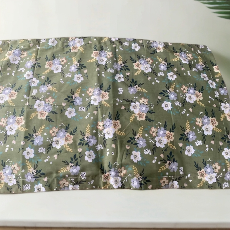 福利品小碎花全棉斜纹枕套一对装枕头套棉枕印花
