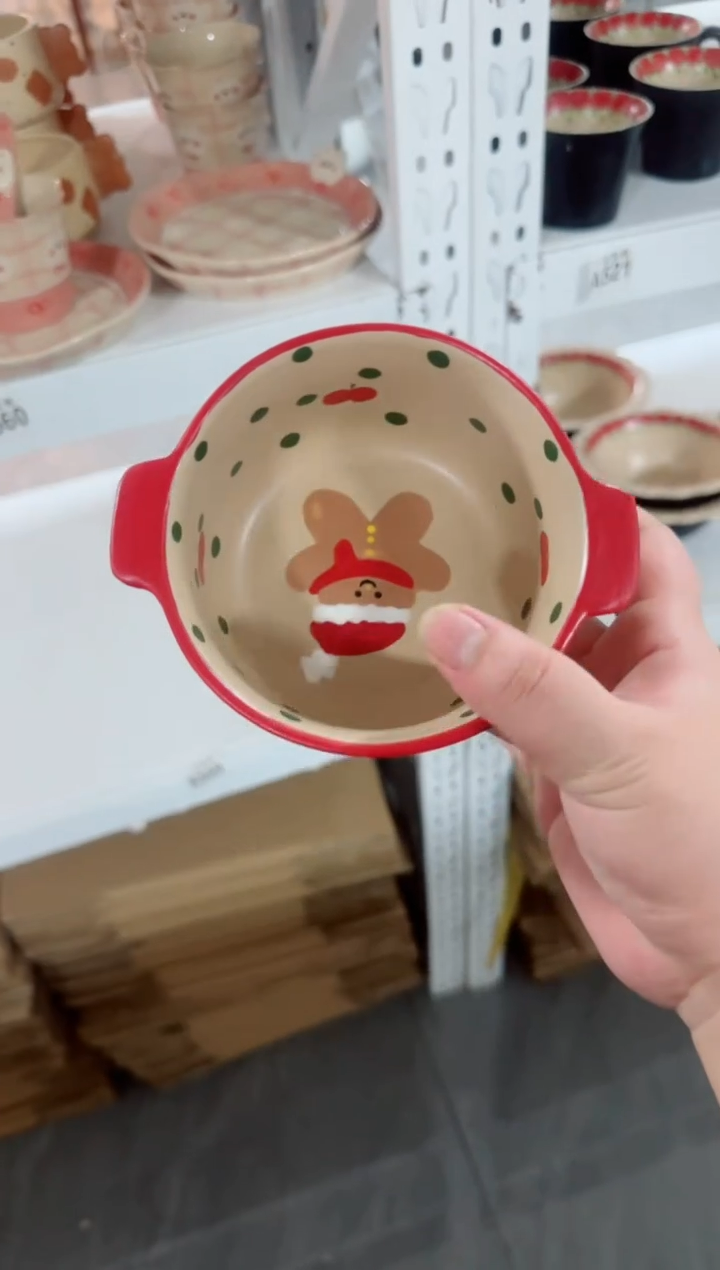 陶瓷姜饼人【十里高温釉下彩陶瓷】