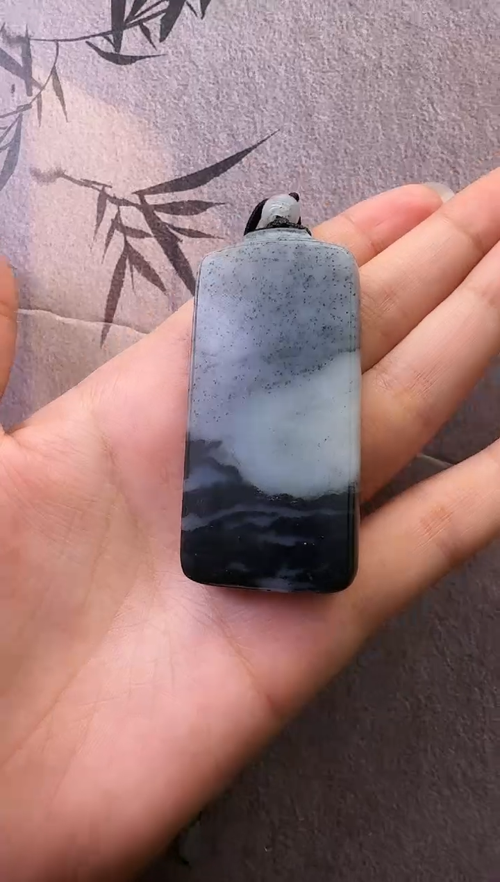 【闪购商品】和田玉颈饰未镶嵌青花无事牌