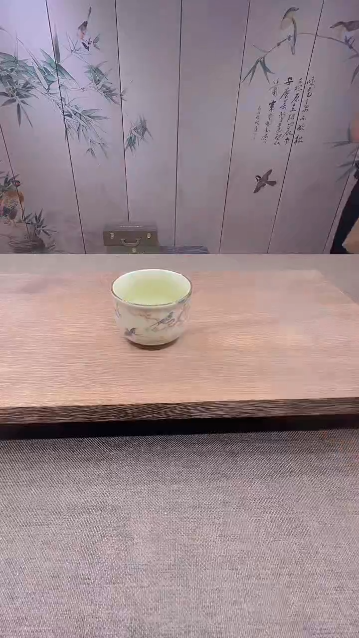 @微光茶器汝窑喜上眉梢主人杯TJ075