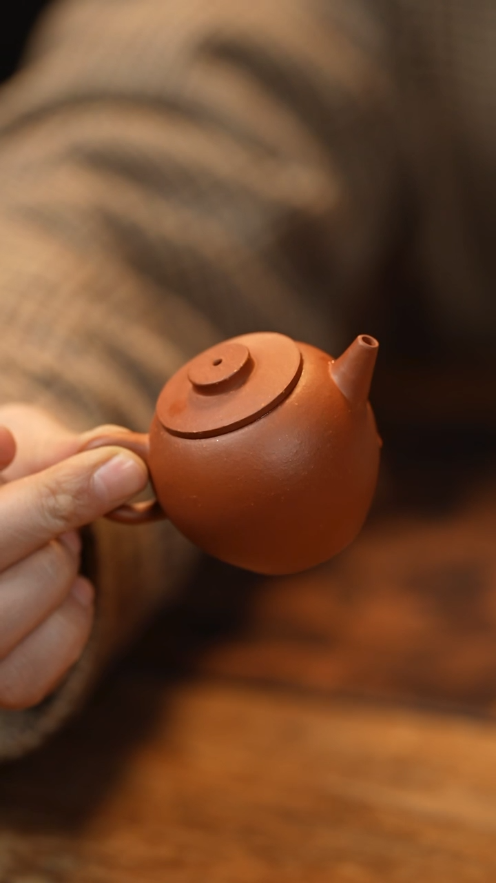 【闪购商品】【有茶器】朱泥巨轮珠    