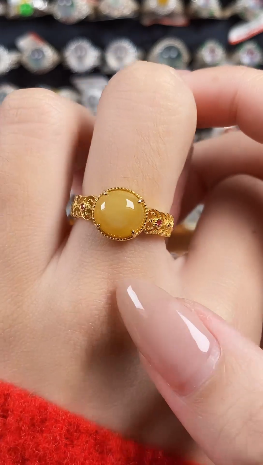 未镶嵌戒指翡翠天然A货翡翠108