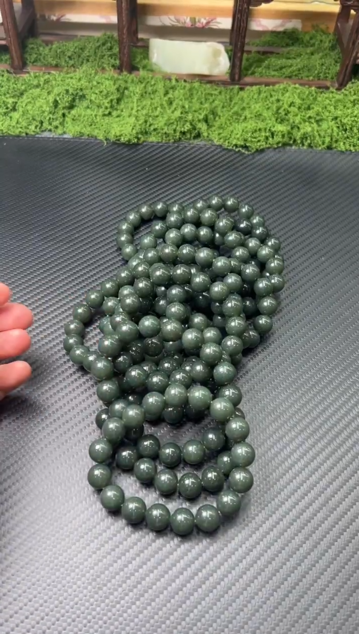 未镶嵌手串和田玉叶城微色差卡12多样性发货拍一发一