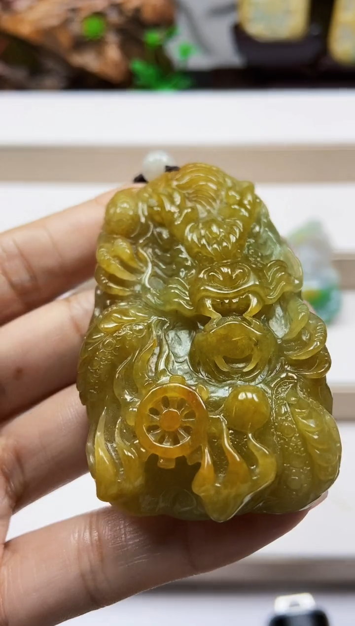 颈饰未镶嵌翡翠翡翠A货