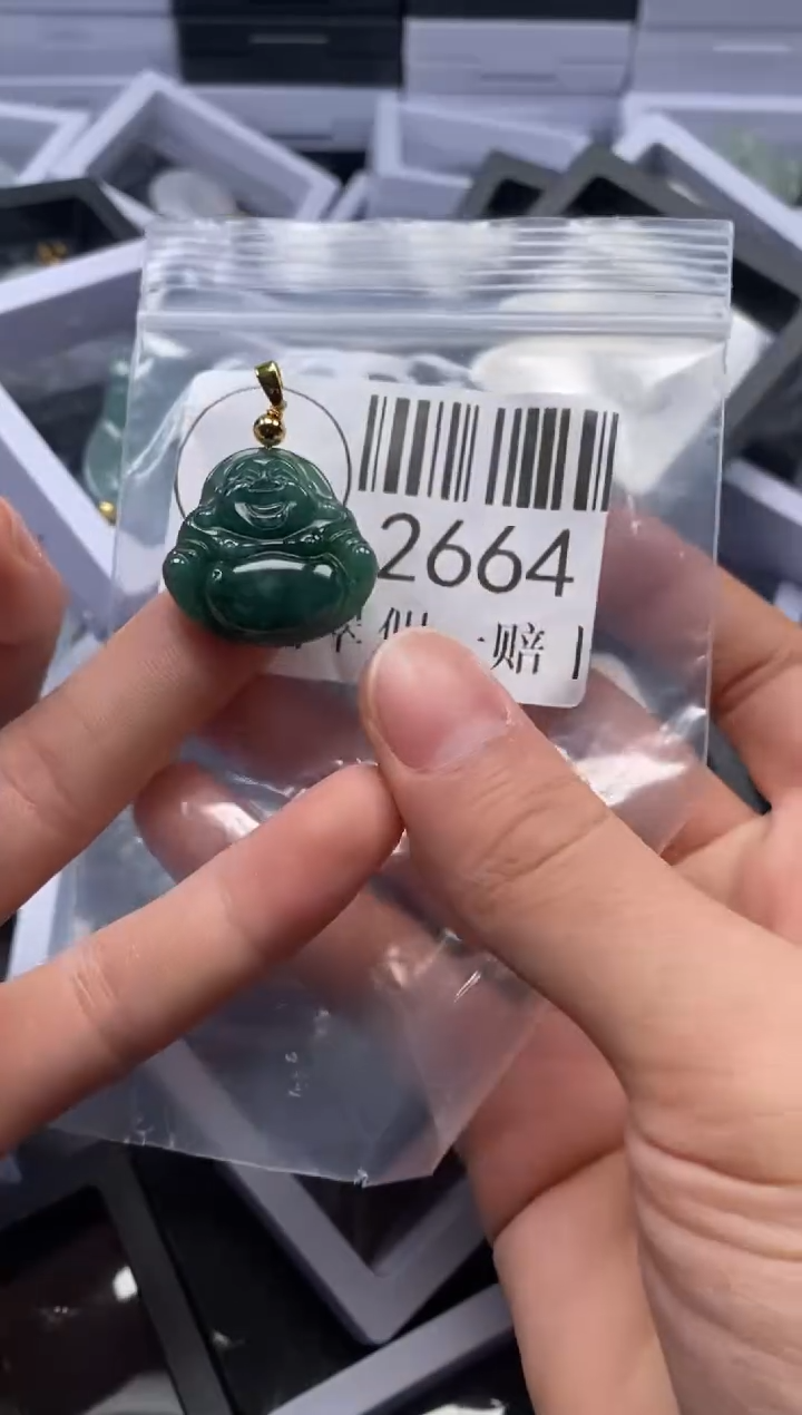 吊坠(不含链)未镶嵌翡翠2664