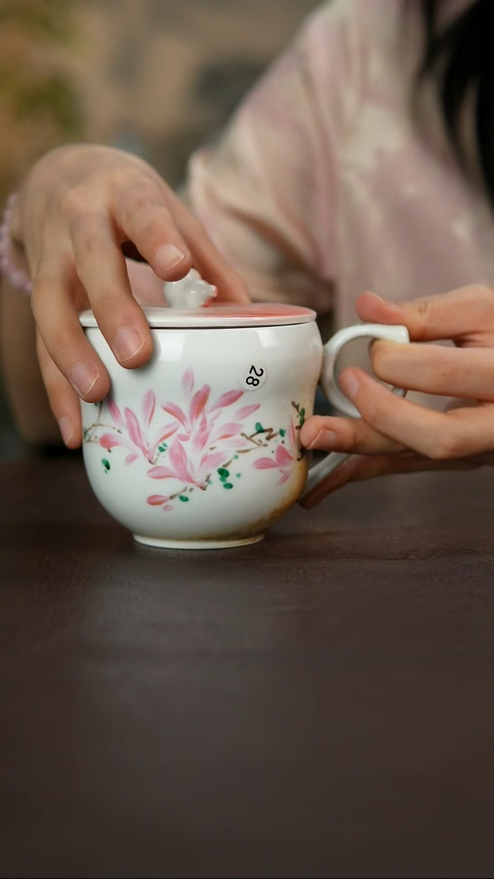 杯景德镇陶瓷杯碗柴烧多人