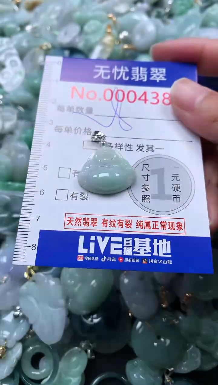 颈饰未镶嵌翡翠4384