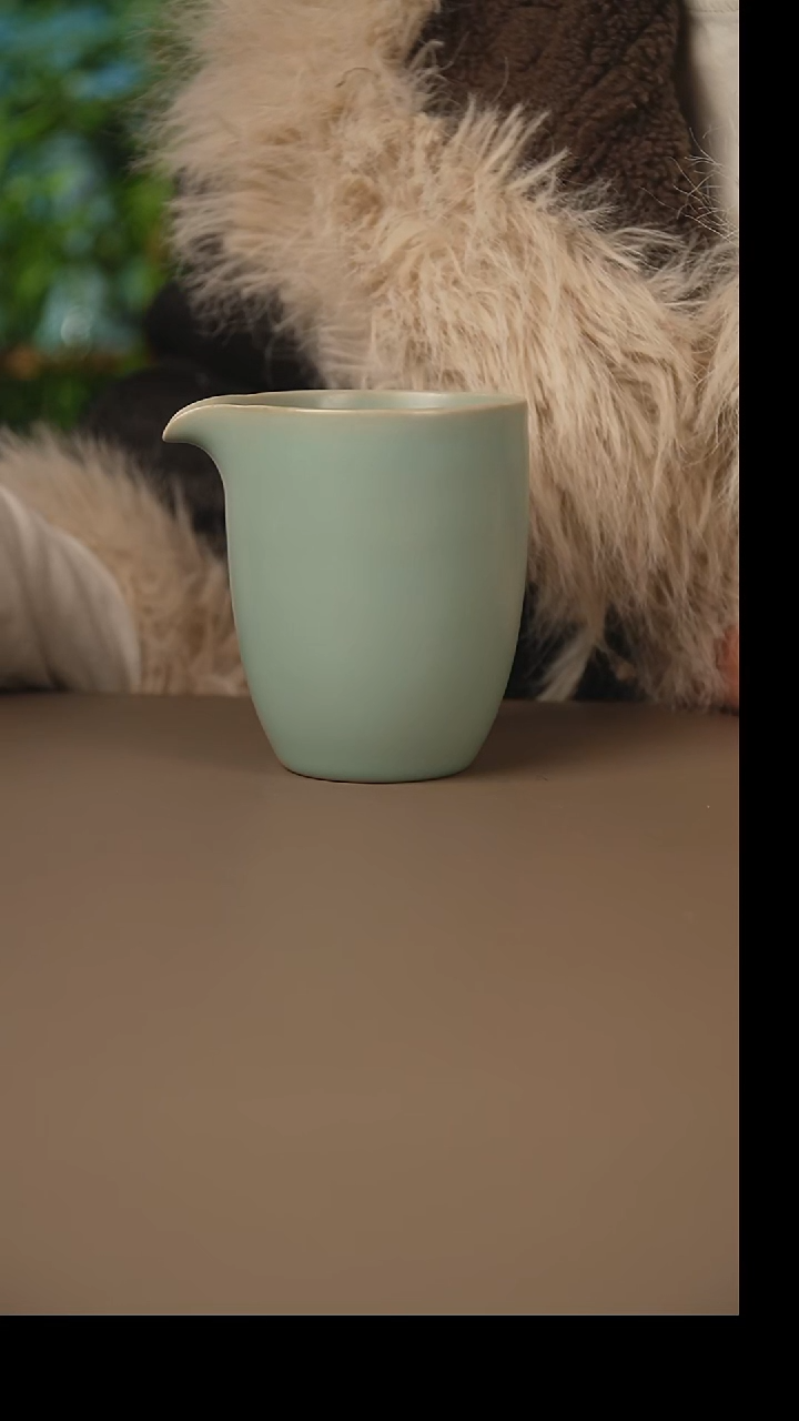 不开片公道杯微暇 