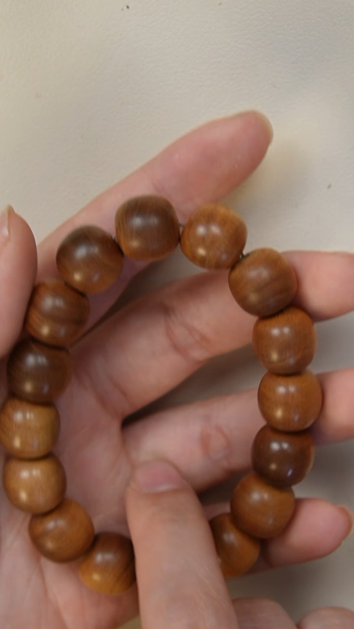 【闪购商品】檀香木手串/手链老山檀香13*14老型单圈供奉料
