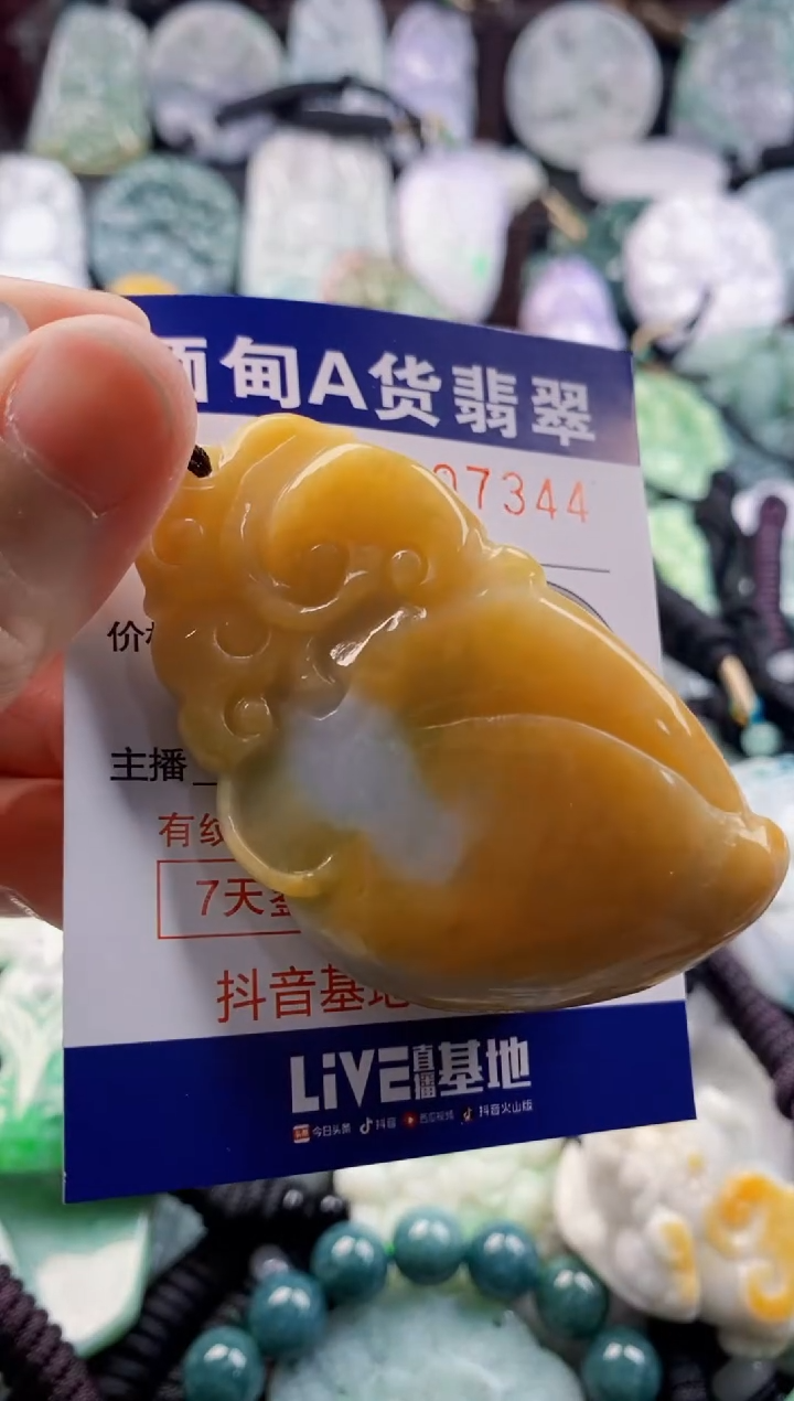 翡翠未镶嵌吊坠(不含链)1