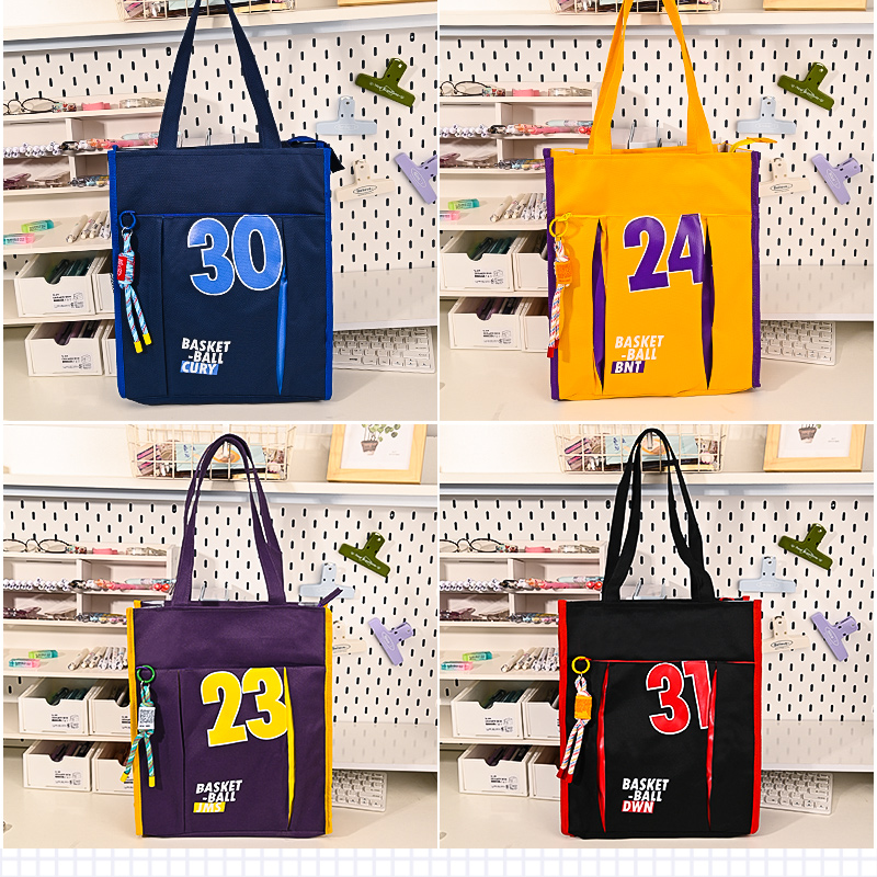 【达哥专属】52073  帆布大容量小学生手提补习袋拎兴趣班手拎袋