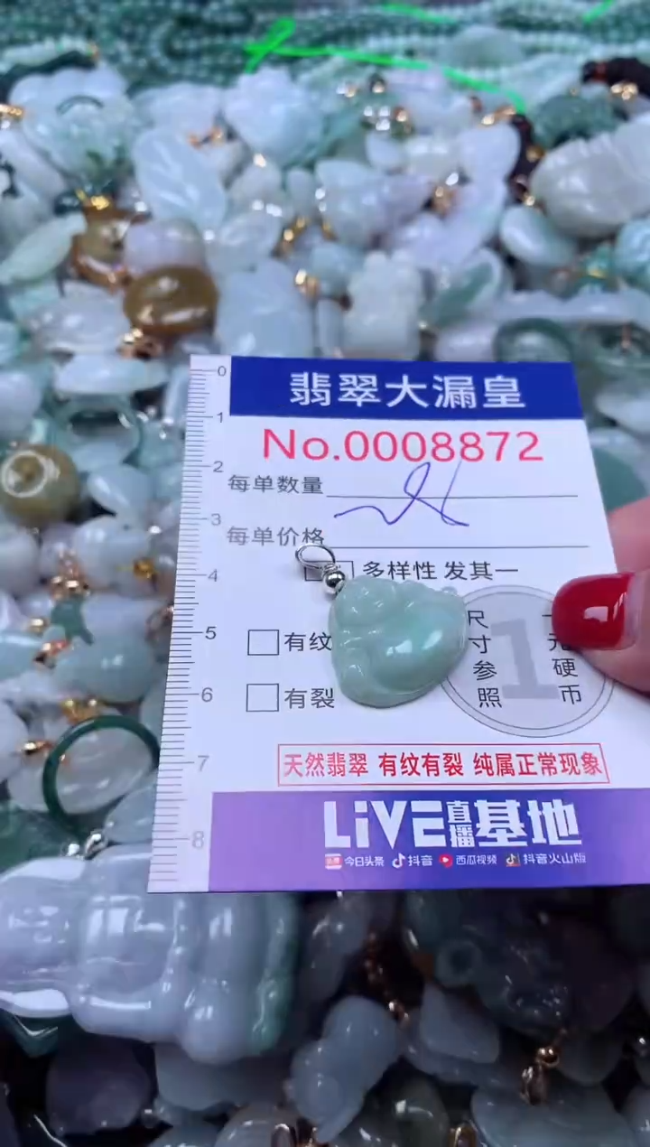 颈饰未镶嵌翡翠8872