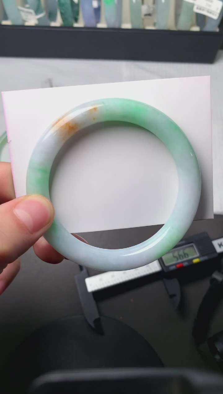【闪购商品】翡翠手镯（圆镯）未镶嵌57.8*10.3*9.5