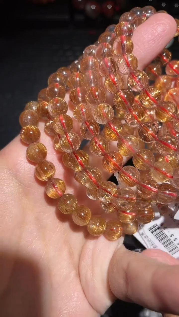 【闪购商品】水晶手链未镶嵌发晶单圈A8（多样性发其一）