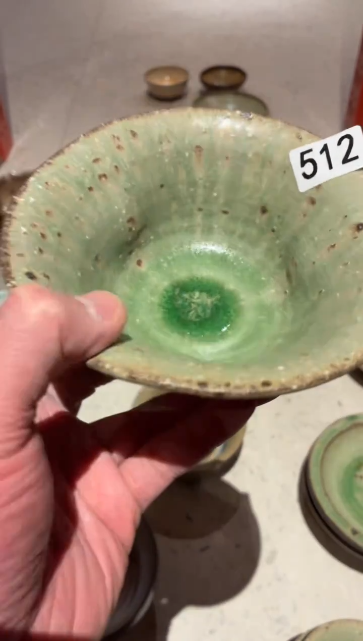 瓷片?***y512夏雨荷反边饭碗1个