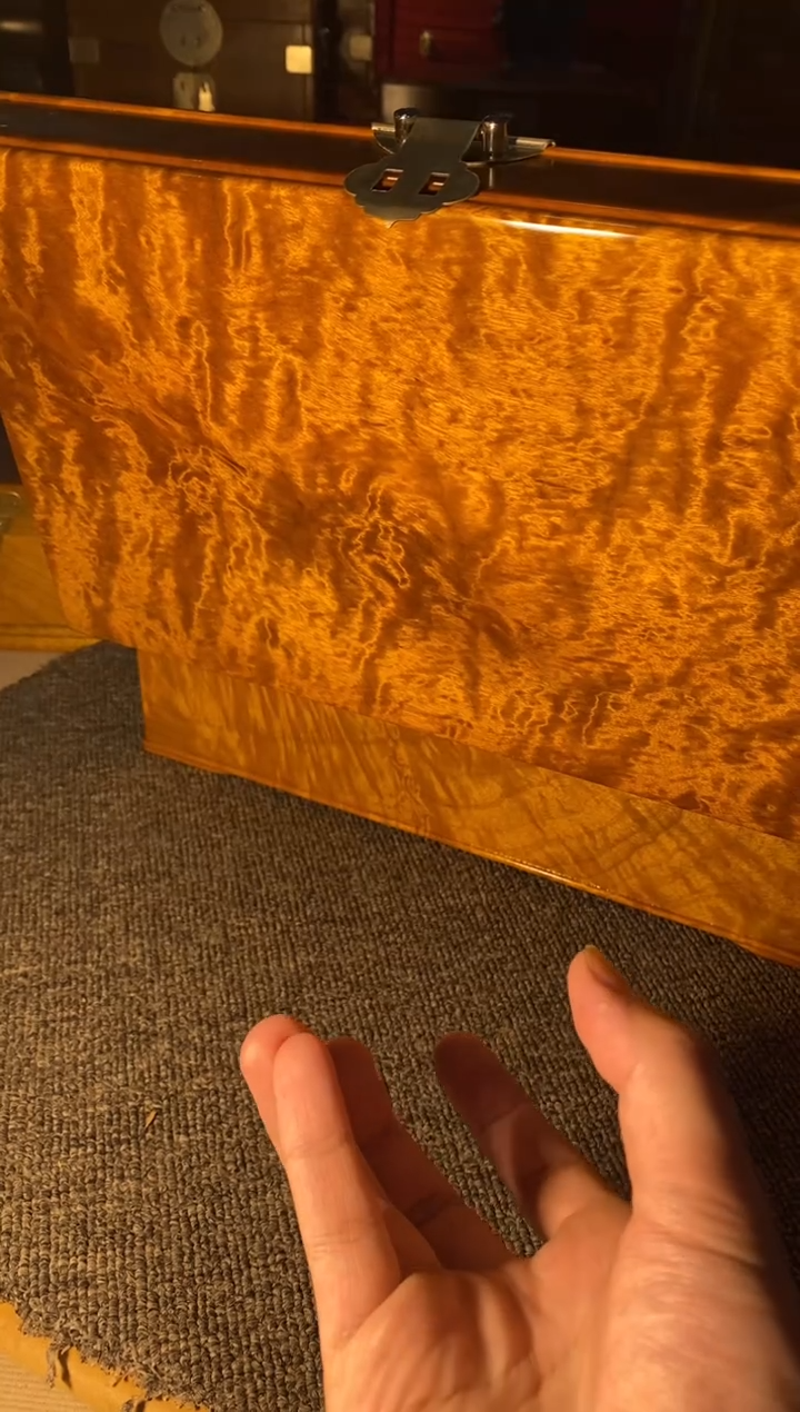 【闪购商品】金丝楠木艺金丝楠首饰盒F72