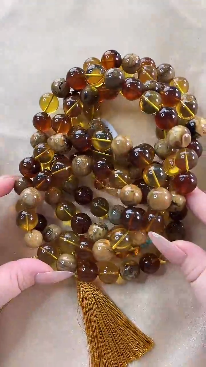 【闪购商品】琥珀颈饰未镶嵌项链