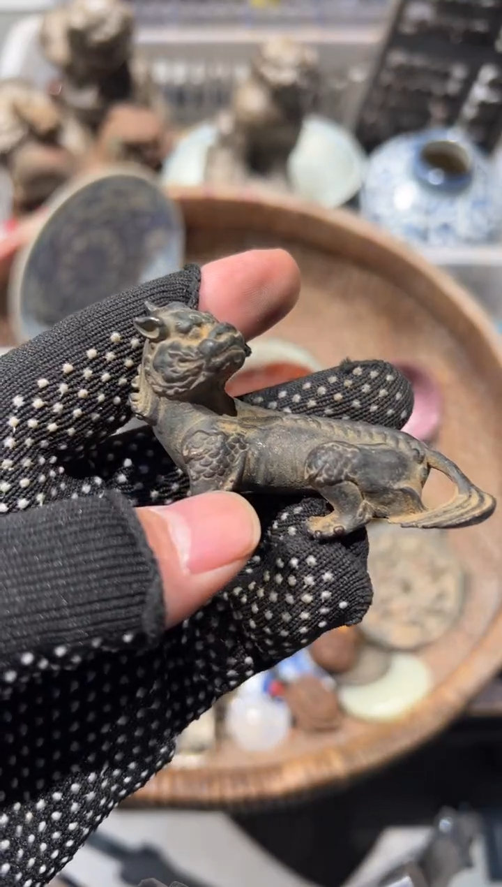 ༺***༻秒拍秒付瓷铜摆件