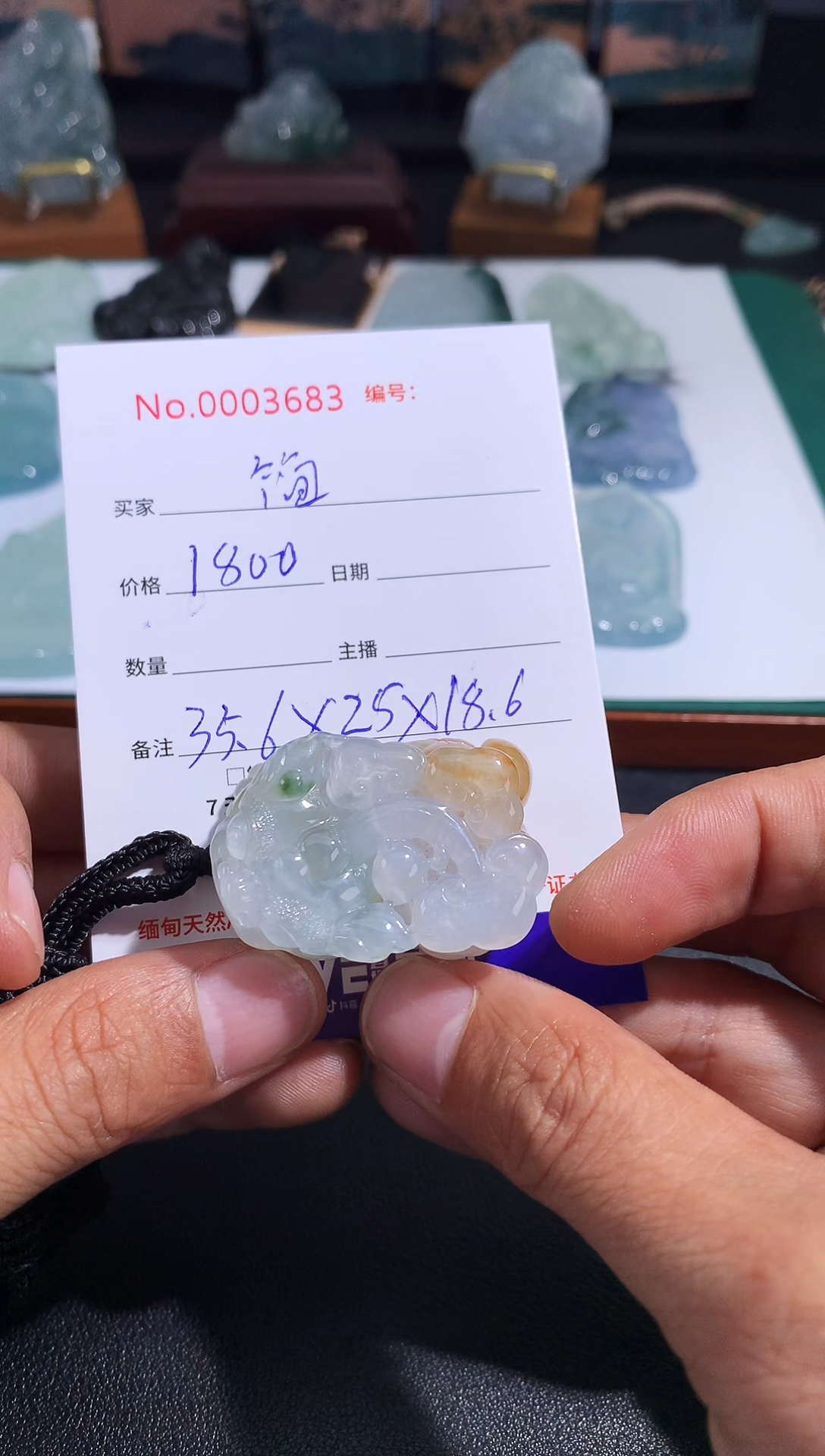 【闪购商品】翡翠颈饰未镶嵌悠