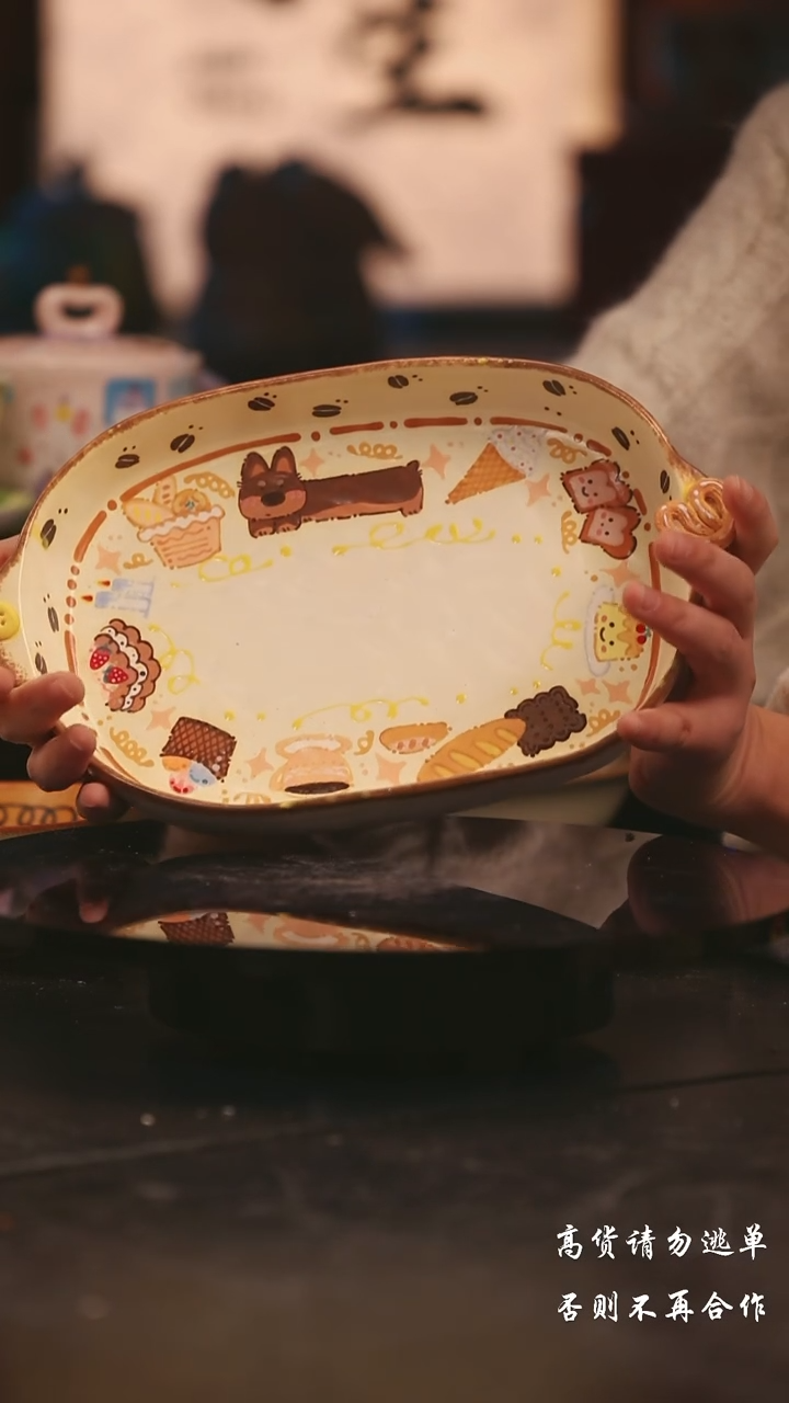 陶瓷景德镇可爱设计师款陶瓷 