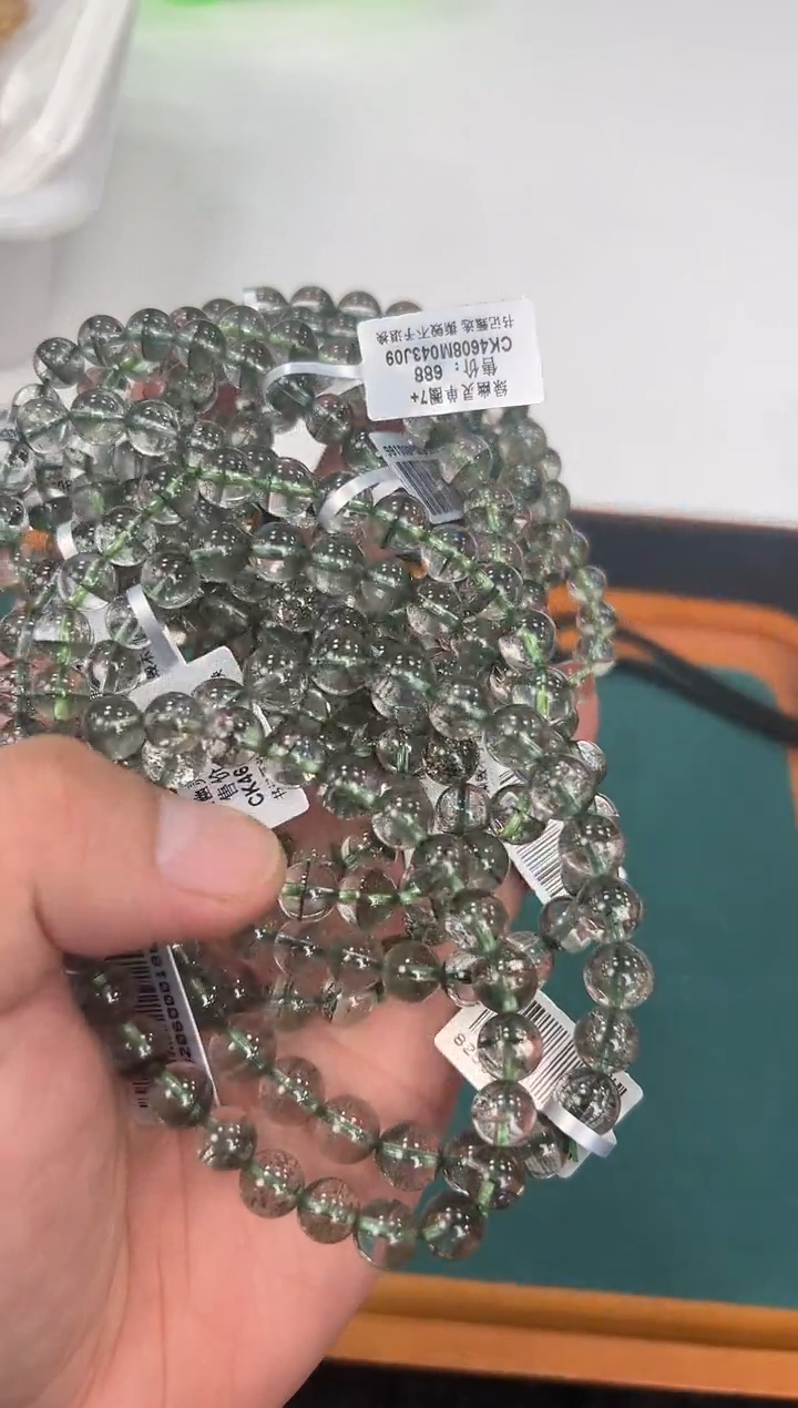 【闪购商品】水晶手链未镶嵌匝44 ck4608约7mm多样性发一件