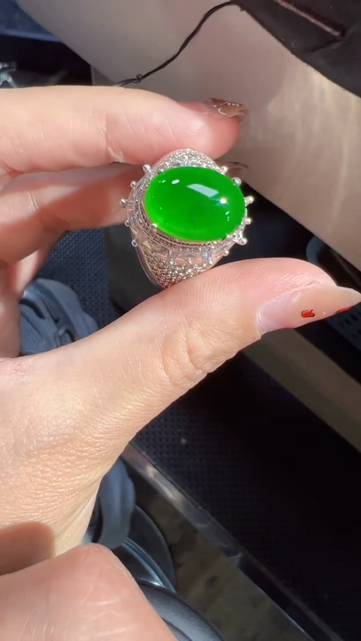 【闪购商品】定制翡翠未镶嵌蛋面商品多样性发货1
